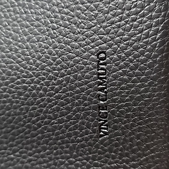 Vince Camuto Luck Tote in Black/Gray Vegan Pebbled Nordstrom Anniversary VGUC - Picture 7 of 16